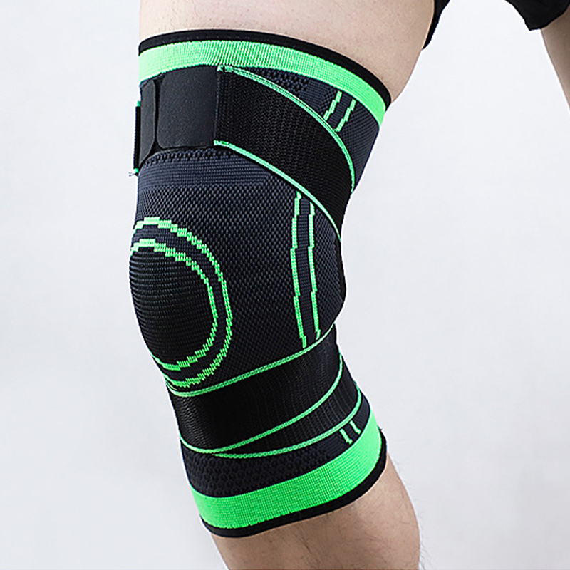 Prise de genou de compression en trin-tricot