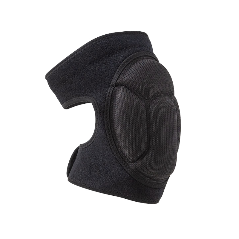 Pade au genou Eva Sponge avec sangles Velcro réglables Bandes antidérapantes pour le jardinage des travaux ménagers et le patinage