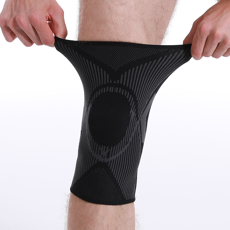 Compression du genou Soupchoir à manches non glissantes pour le padfle de genou en nylon respirant de protection sportive pour l'homme et la femme