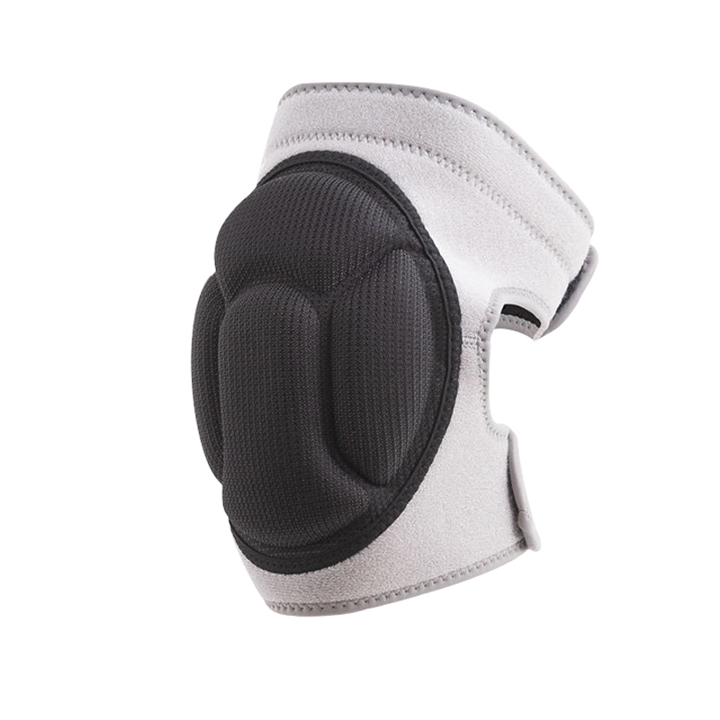 Pade au genou Eva Sponge avec sangles Velcro réglables Bandes antidérapantes pour le jardinage des travaux ménagers et le patinage