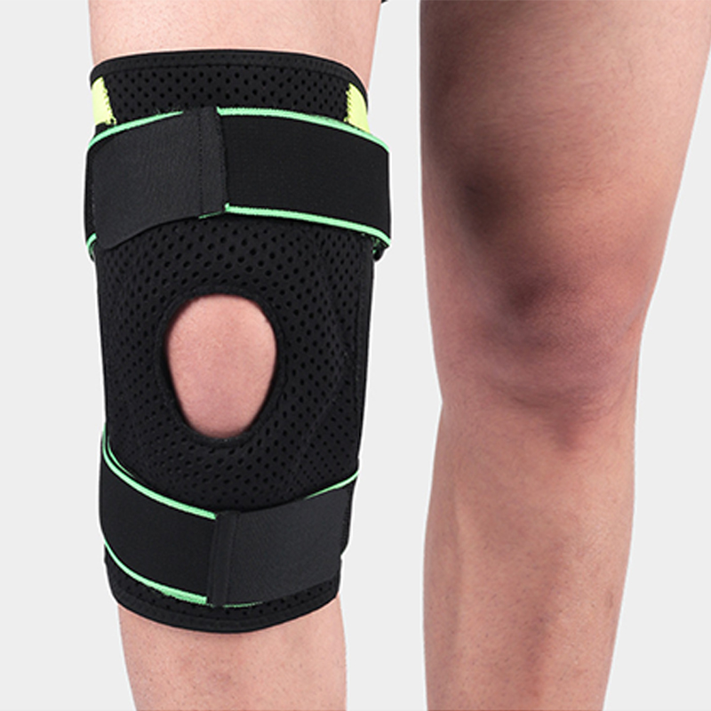  Patella ouverte à la charnière Poule de genou pour arthrite sportive Galent avec des stabilisateurs latéraux amovibles