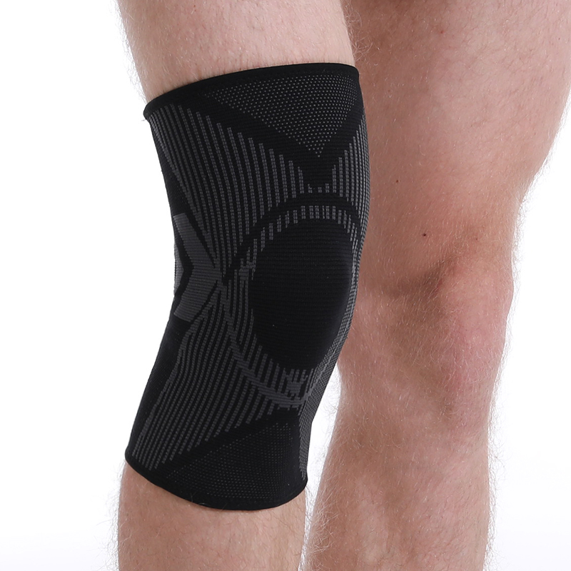 Compression du genou Soupchoir à manches non glissantes pour le padfle de genou en nylon respirant de protection sportive pour l'homme et la femme