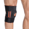 PALE PALELL PAD SOUTIEN OUVERT DES KNEE avec stabilisateurs de ressort latéral ， Stractures Velcro réglables