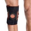 PALE PALELL PAD SOUTIEN OUVERT DES KNEE avec stabilisateurs de ressort latéral ， Stractures Velcro réglables