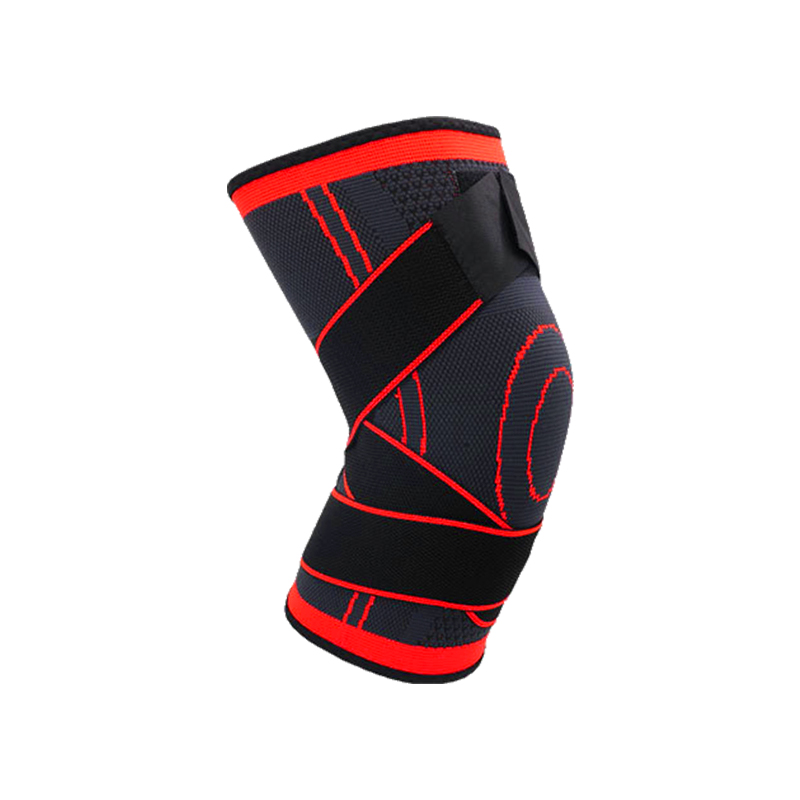 Prise de genou de compression en trin-tricot