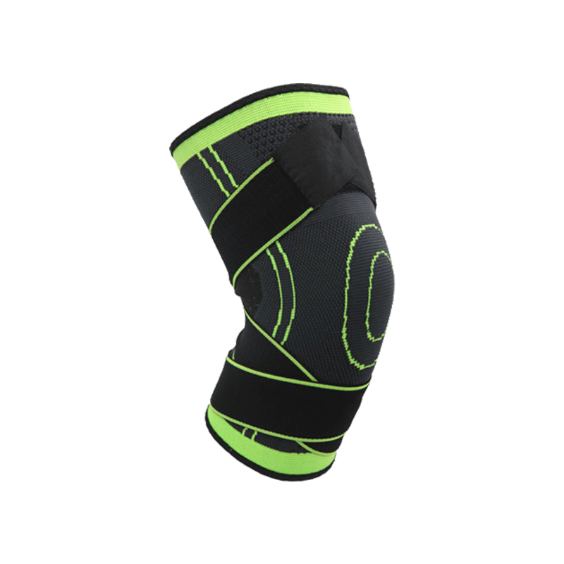 Prise de genou de compression en trin-tricot