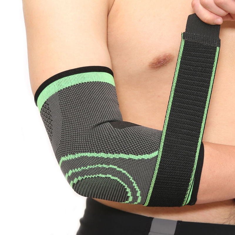Fabricants de sports extérieurs Bandage en gros Bandage en tricot-tricot Souppe adulte Halalage de fitness Basketball Basketball Soutien du coude