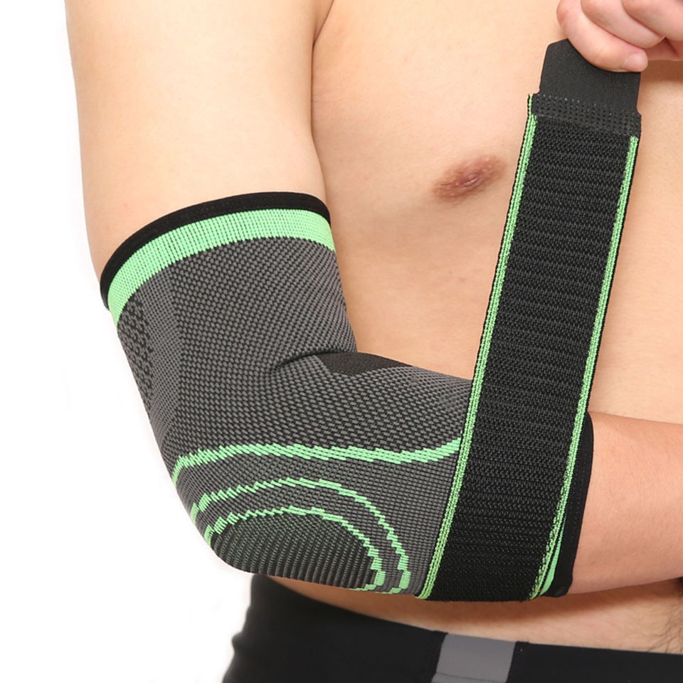 Fabricants de sports extérieurs Bandage en gros Bandage en tricot-tricot Souppe adulte Halalage de fitness Basketball Basketball Soutien du coude