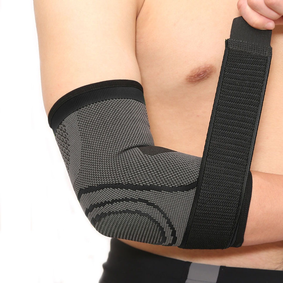 Fabricants de sports extérieurs Bandage en gros Bandage en tricot-tricot Souppe adulte Halalage de fitness Basketball Basketball Soutien du coude