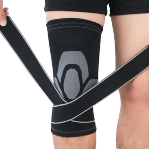 Compression anti-collision Support de genou réglable Sports flexibles Knoue Basketball Breas de genou respirant