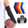 Manches de bras de coude lycra avec coussins de coude en nid d'abeille pour manches de coude de basket-ball compression d'usure confortable