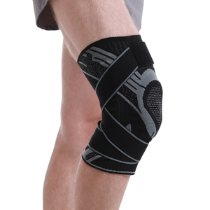 Haute élasticité High Elasticity Sport Sport Safety Support Support en tricot Compression soulevant les manches du genou Enveloppement
