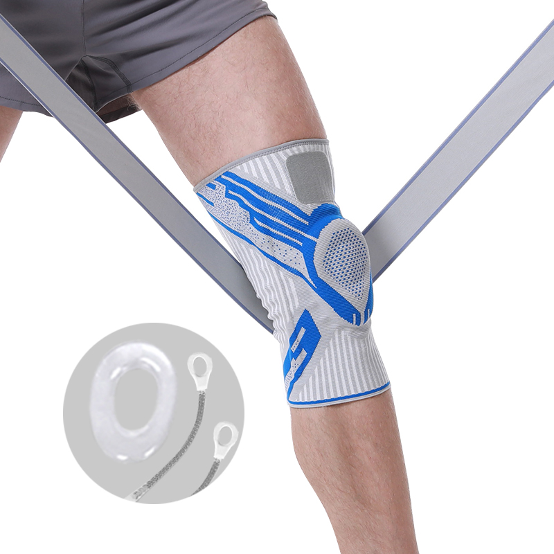 Haute élasticité High Elasticity Sport Sport Safety Support Support en tricot Compression soulevant les manches du genou Enveloppement