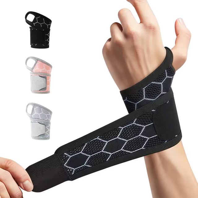 Support de poigne de haute qualité enveloppe en coton avec des sangles de poignet de gymnase pour hommes et femmes