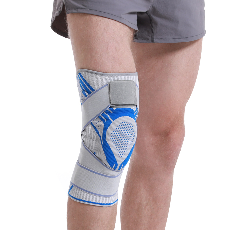 Haute élasticité High Elasticity Sport Sport Safety Support Support en tricot Compression soulevant les manches du genou Enveloppement
